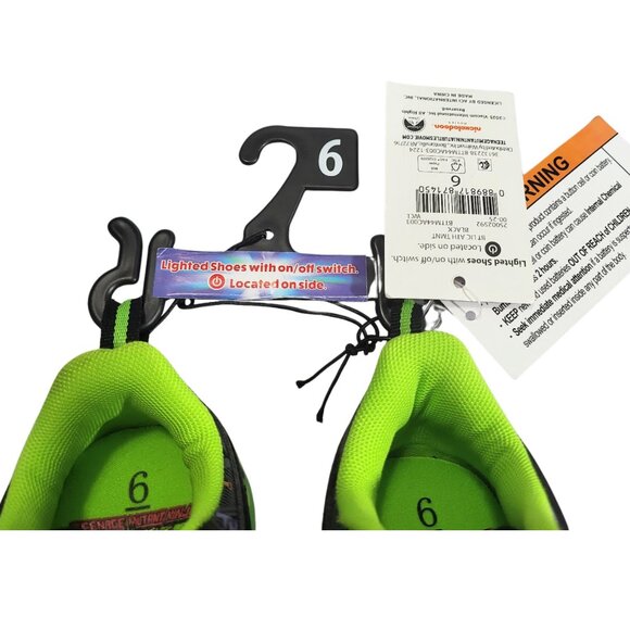 NICKELODEON Ninja Turtles Lighted Shoes - New With Tags Infant Boys 6 - Picture 5 of 5